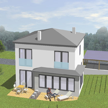Vergrößerung Einfamilienhaus in Unterwirbach